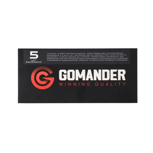 Tłumik płomienia Gomander Quadron Evo 9 mm 1/2x28 - Stal hartowana - Czarny - TB0.10205