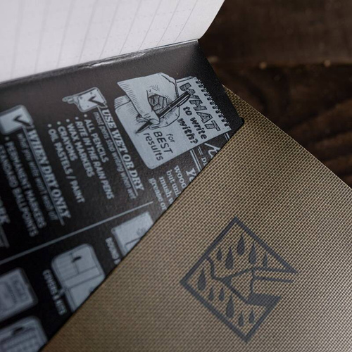 Rite in the Rain - Portfel wodoodporny Monsoon Field Wallet - Oliwkowy/Czarny - P971-M