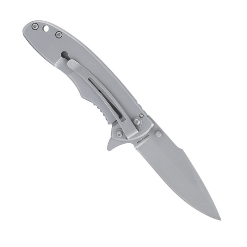 Smith&Wesson - Nóż składany Drop Point Silver/Black Handle - 1084306