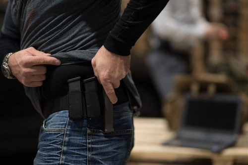 Direct Action - Niskoprofilowa Ładownica na dwa magazynki Low Profile Pistol Magazine Pouch - 9mm/.40/.45 - Shadow Grey - PO-PTLP-CD5-SGR