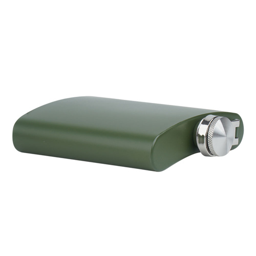 MFH - Piersiówka ze stali nierdzewnej - 170 ml - Oliwkowa - 33275B