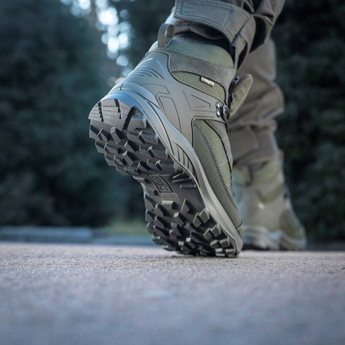 M-Tac - Buty taktyczne za kostkę jesienno-zimowe - Cordura - Ranger Green - 1JJ143/9TPLV