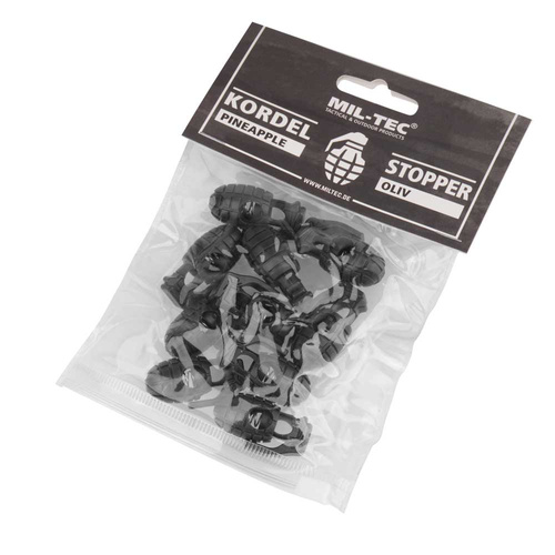 Mil-Tec - Zestaw stoperów Pineapple - 10 szt. - Czarne - 13458232