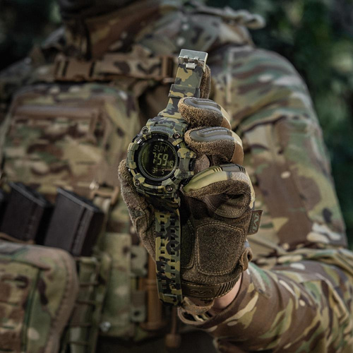 M-Tac - Zegarek taktyczny 2037 - LED - 5 ATM - Camo - 50007030