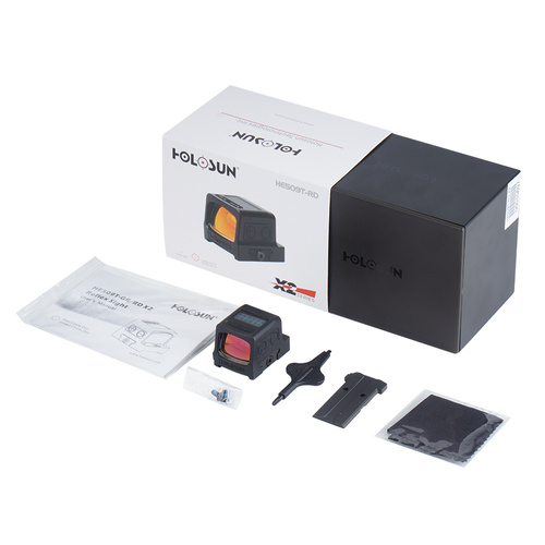 Holosun - Kolimator zamknięty HE509T X2 - MOS - Czerwony znak celowniczy - MRS - Panel słoneczny - HE509T-X2-RD MOS