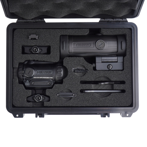 Holosun - Zestaw kolimatora ARO-EVO-SPR z powiększalnikiem HM3X - Holosun SPR - Czarny - ARO-EVO-SPR-RD-HM3X-SET