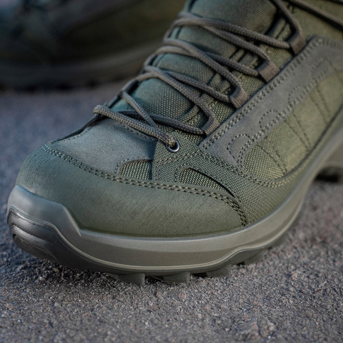 M-Tac - Buty taktyczne za kostkę jesienno-zimowe - Cordura - Ranger Green - 1JJ143/9TPLV