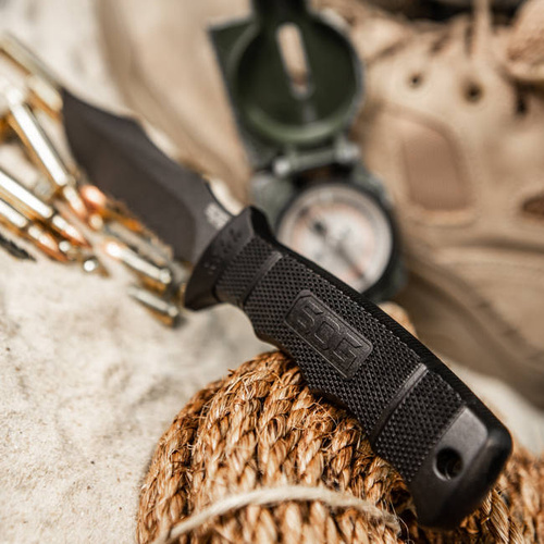 SOG - Nóż taktyczny SEAL Pup - Pochwa z Kydexu - Czarny - M37K