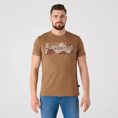Helikon - T-shirt Helikon-Tex&Camo - Bawełna - Mud Brown - TS-CAR-CO-60
