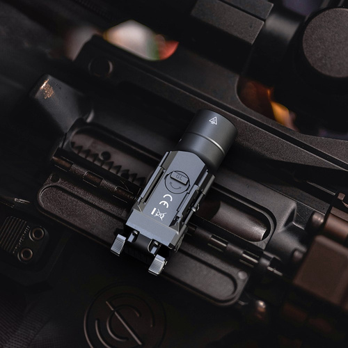 Fenix - Latarka taktyczna na broń pistoletowa GL19R V2.0 - 1200 lm - Picatinny/Glock - Czarna - GL19R V2.0