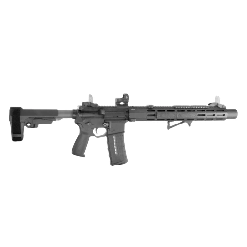 UTG - Składany przeziernik Rear Sight Flip-Up - Picatinny - Aluminium - Czarny - TLURS55