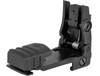 MFT - Składany przeziernik na szynę Picatinny Flip Up Rear Sight - Polimer - Czarny - BUPSWR-BL