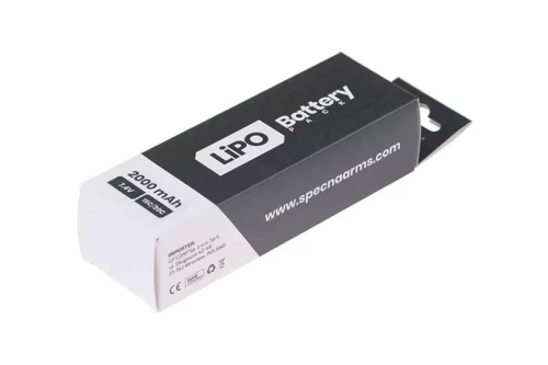 Specna Arms - Bateria AEG LiPo 7,4V - 2000 mAh - SPE-06-022021