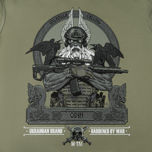 M-Tac - Bluza z kapturem Odin Mystery - Bawełna - Light Olive - 20552038
