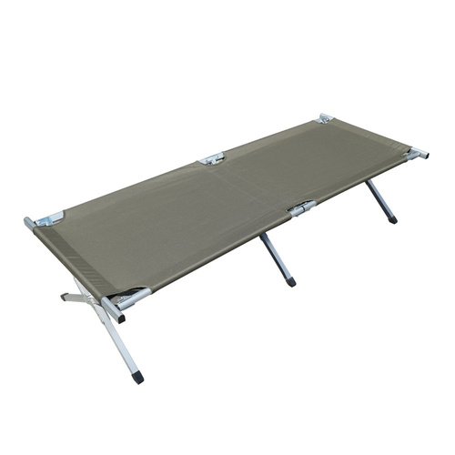 Mil-Tec - Aluminiowe łóżko polowe składane US - 200 x 65 cm - 160 kg - 14401000