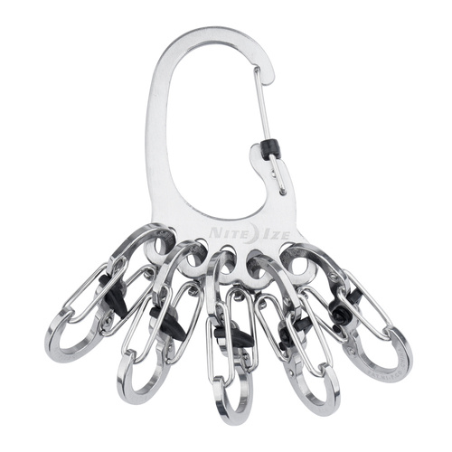 Nite Ize - Organizer do kluczy BigFoot Locker KeyRack - Stal nierdzewna - Srebrny - KLKBF-11-R6