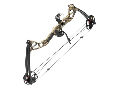 Poe Lang - Łuk bloczkowy Rex Quad - 20-65 lb - 28" - Camo - CO-029F