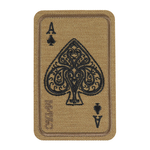 M-Tac - Naszywka Ace Of Spades - Haftowana - Cordura 500D - Coyote - 51324005