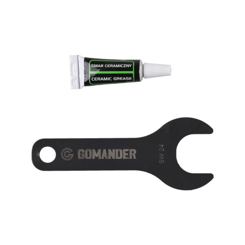 Tłumik płomienia Gomander Quadron Evo 7,62 M14x1LH - Stal hartowana - Czarny - TB0.10205_0-M14x1lh