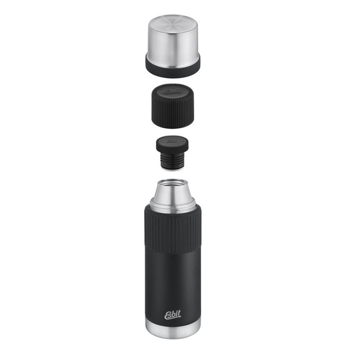 Esbit - Termos Sculptor Vacuum Flask - 1L - Stal nierdzewna - Czarny - VF1000SC-SL-BK