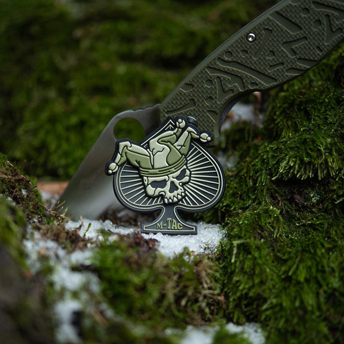 M-Tac - Naszywka Ace of Spades - PVC 3D - Oliwkowy - 51108201