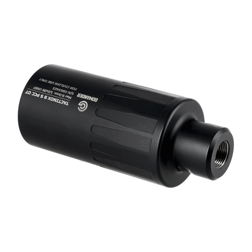 Gomander - Tłumik do broni Tactinox PCC DT 9S - Gwint 1/2x28 UNEF - Czarny - TB0.9122_2-1_2X28