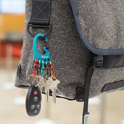 Nite Ize - Karabinek na klucze BigFoot Locker™ KeyRack™ - Aluminum - KLKBFA-03-R6
