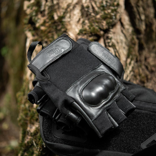 M-Tac - Rękawice taktyczne bez palców Assault Tactical Mk.4 - Czarne - 90214002