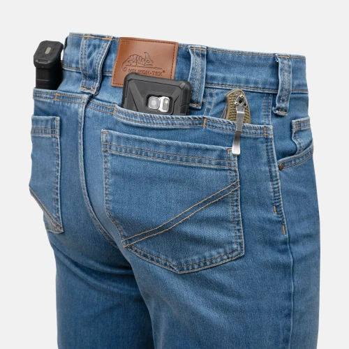 Helikon - Spodnie taktyczne Treadstone Jeans Slim - DuraDenim - Dark Blue - SP-TRJ-DU-31