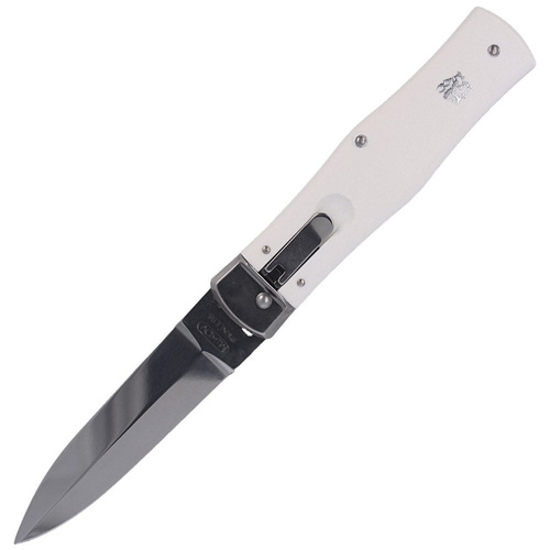 Mikov - Nóż sprężynowy Predator - ABS White - AISI 420 - Biały - 241-NH-1/N WHITE