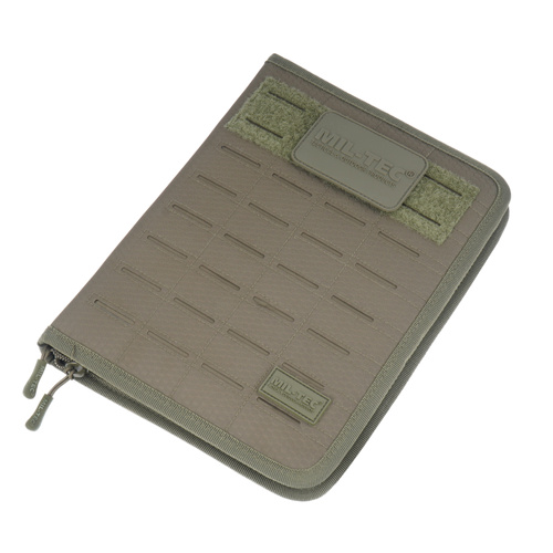 Mil-Tec - Notes z organizerem Hextac Tactical - Średni - Poliester - Zielony OD - 15986101