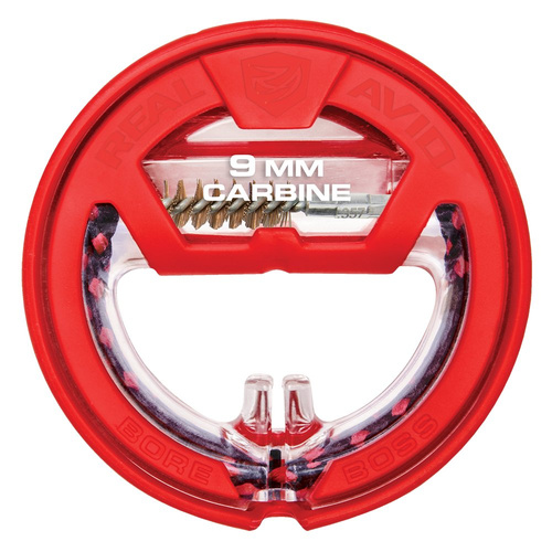 Real Avid - Wycior sznurowy do czyszczenia przewodu lufy Bore Boss - 9 mm Carbine - AVBB9MM-CAR