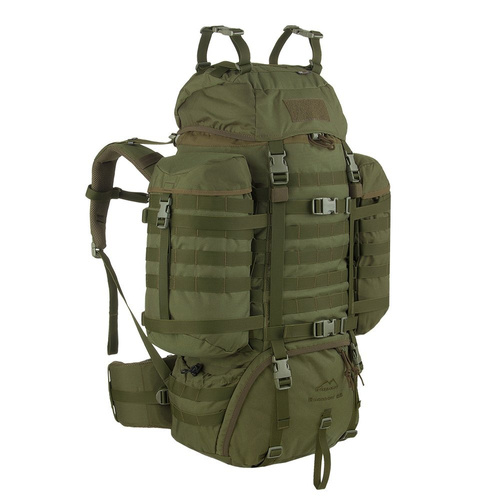 WISPORT - Plecak wojskowy Raccoon - 65L - Olive Green