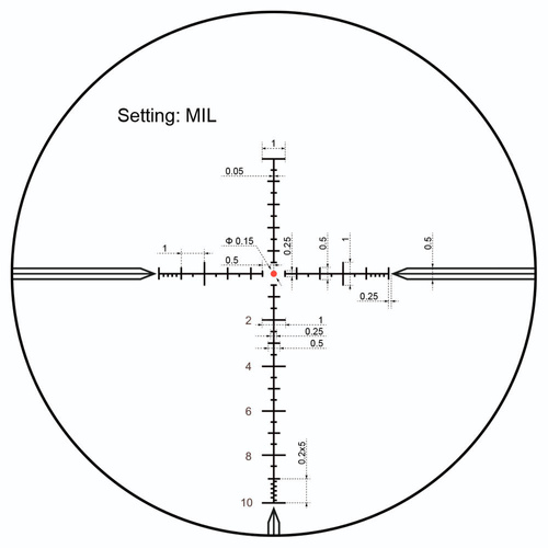 Vector Optics - Luneta celownicza Taurus 4-24 x 50 - 30 mm - First Focal Plane - SCFF-17