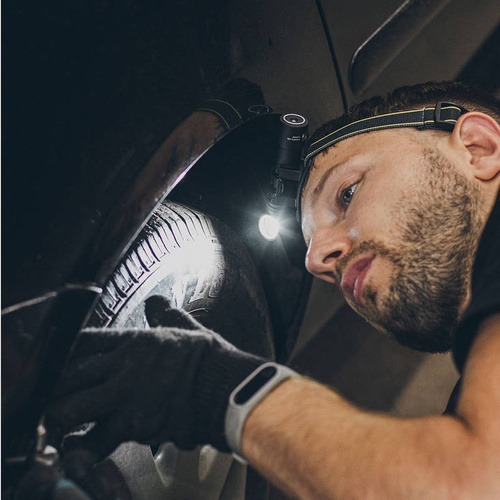 Armytek - Latarka czołowa Wizard C2 Pro - IP68 - 2500 lm - 18650 - Czarny - F08701PC