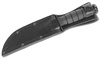 Ka-Bar - Nóż wojskowy Short Tanto - Ząbkowany - Czarny - 1255