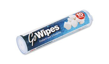 Skompresowane chusteczki turystyczne BCB Go Wipes - 10 szt.