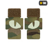 M-Tac - Naszywki odblaskowe Tiger Eyes Laser Cut - Para - MultiCam - 51140008