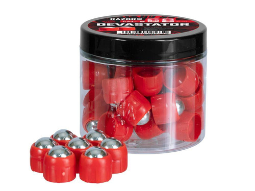 RazorGun - Kule stalowe RAM Steel Core Devastator kal. .68 do Umarex T4E HDS 68 - 40 szt. - 337-078