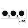 Range Solutions - Tarcza strzelecka KSPx3 50 m - 50 sztuk - 500 x 200 mm - Biały - RAN-14-035431-00