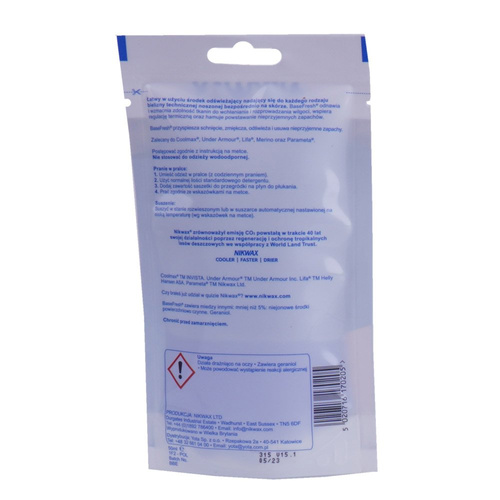 Nikwax - Środek czyszczący do bielizny BaseFresh - 50 ml - 1F2