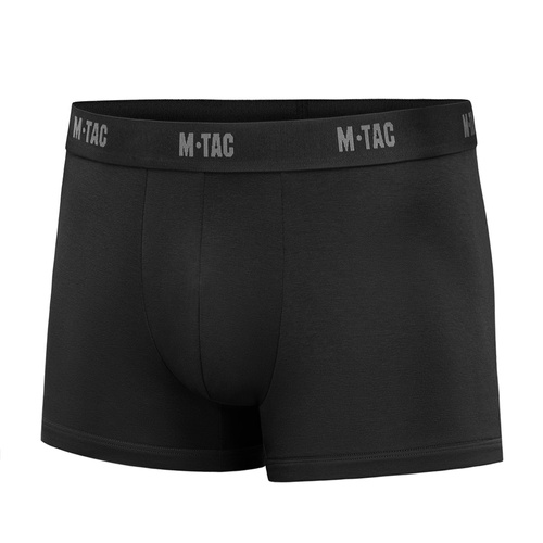 M-Tac - Bokserki Cotton Stretch Boxer Briefs - Bawełna - Czarny - 70029002