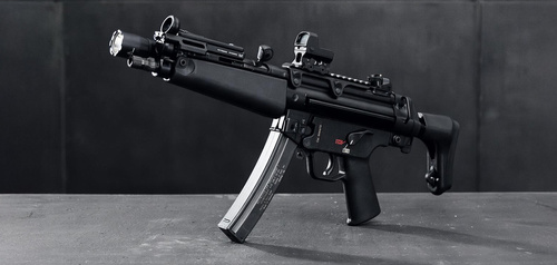UTG Pro - Montaż na latarki taktyczne M-LOK dla MP5 - Aluminium - Czarny - MTU058SSM