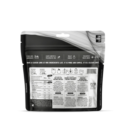 LyoFood - Liofilizowana racja żywnościowa Lyo Expedition - Strogonow z makaronem - 370 g