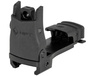 MFT - Składany przeziernik na szynę Picatinny Flip Up Rear Sight - Polimer - Czarny - BUPSWR-BL