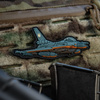 M-Tac - Naszywka Morale Patch 3D F-16 - PVC - Niebieski - 51538015