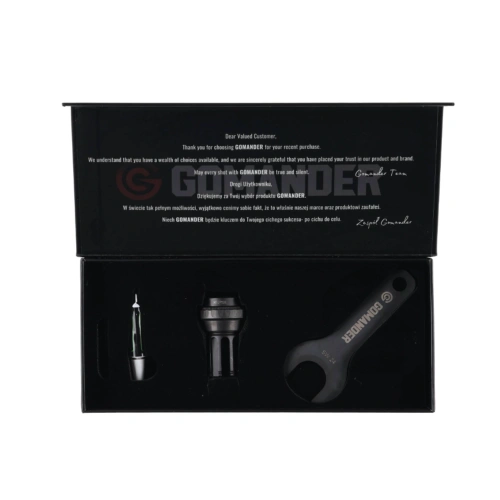 Tłumik płomienia Gomander Quadron Evo 7,62 M14x1LH - Stal hartowana - Czarny - TB0.10205_0-M14x1lh