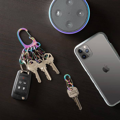 Nite Ize - Organizer do kluczy BigFoot Locker KeyRack - Stal nierdzewna - Srebrny - KLKBF-11-R6