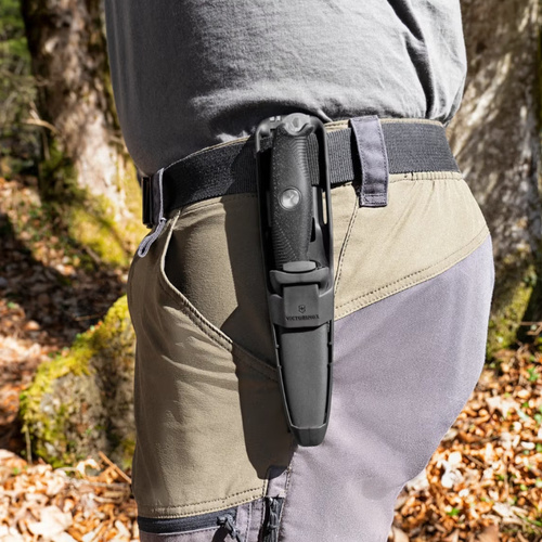 Victorinox - Nóż z głownią stałą Venture Pro - Sandvik 14C28N - Czarny - 3.0903.3F