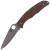 Spyderco - Nóż składany Endura® 4 FRN Flat Ground Brown - C10FPBN